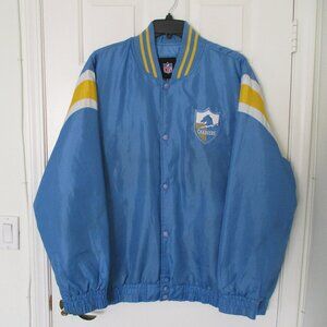 San Diego Chargers HOF #63 OG Doug Wilkerson Varsity Jacket - Size 3XL
